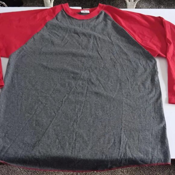 Vtg Men's Alore Jersey T-shirt Gray With Red Sleeves XL USA - Picture 5 of 8